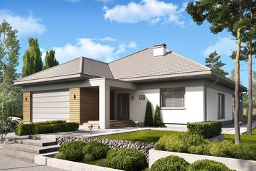  Projekt domu Alexandria 3 (SLN2672) - projekt domu parterowego - Zdjęcie 1