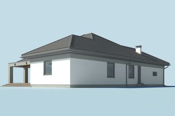  Projekt domu Alexandria 3 (SLN2672) - projekt domu parterowego - Zdjęcie 3