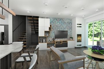  Projekt domu KA52 (PKT1053) - projekt domu parterowego z poddaszem - Zdjęcie 4