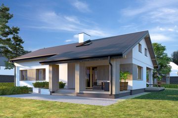  Projekt domu Malmo 3 (BSA2253) - projekt domu parterowego - Zdjęcie 4