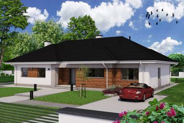  Projekt domu Martynika (SKA1100) - projekt domu parterowego - Zdjęcie 1