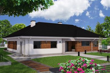  Projekt domu Martynika (SKA1100) - projekt domu parterowego - Zdjęcie 3