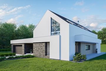  Projekt domu HomeKoncept 77 (KRX1110) - projekt domu parterowego z poddaszem - Zdjęcie 8