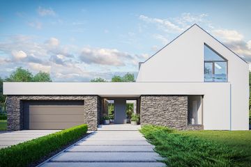  Projekt domu HomeKoncept 77 (KRX1110) - projekt domu parterowego z poddaszem - Zdjęcie 3