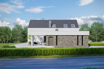  Projekt domu HomeKoncept 77 (KRX1110) - projekt domu parterowego z poddaszem - Zdjęcie 14