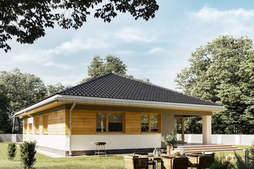  Projekt domu Blanka Nano (1673) (KRD2819) - projekt domu parterowego - Zdjęcie 3