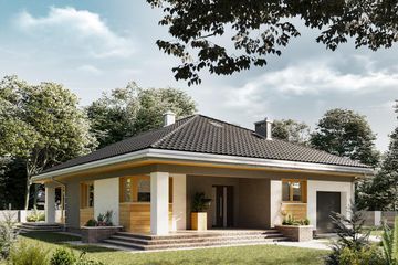  Projekt domu Blanka Nano (1673) (KRD2819) - projekt domu parterowego - Zdjęcie 5