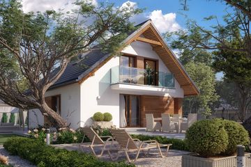  Projekt domu Wanilia (BSA2141) - projekt domu parterowego z poddaszem - Zdjęcie 4