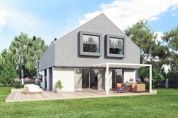  Projekt domu AJR 09 A2 a (WOJ1029) - projekt domu parterowego z poddaszem - Zdjęcie 5