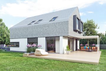  Projekt domu AJR 09 A2 a (WOJ1029) - projekt domu parterowego z poddaszem - Zdjęcie 6