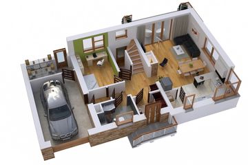  Projekt domu BW-36 wariant 12 podpiwniczony (JGC1225) - projekt domu parterowego z poddaszem - Zdjęcie 5