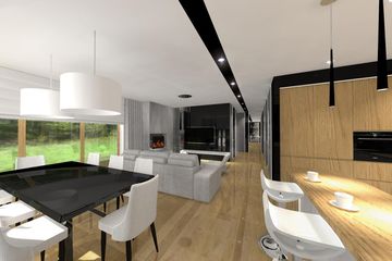  Projekt domu New House 8 (KRZ1011) - projekt domu parterowego - Zdjęcie 8