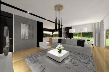  Projekt domu New House 8 (KRZ1011) - projekt domu parterowego - Zdjęcie 9