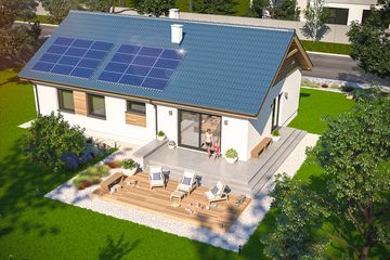  Projekt domu Telimena (WOE1081) - projekt domu parterowego - Zdjęcie 4