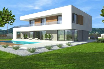  Projekt domu New House 27 (KRZ1013) - projekt domu z pełnym piętrem - Zdjęcie 2