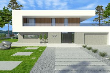  Projekt domu New House 27 (KRZ1013) - projekt domu z pełnym piętrem - Zdjęcie 4