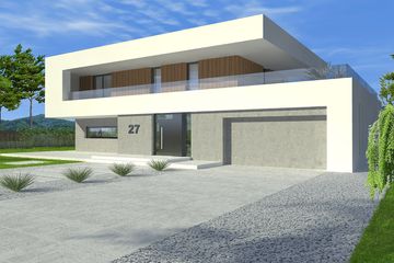  Projekt domu New House 27 (KRZ1013) - projekt domu z pełnym piętrem - Zdjęcie 5