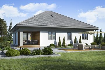  Projekt domu Alexandria 4 (SLN2675) - projekt domu parterowego - Zdjęcie 2