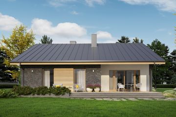  Projekt domu Eco 32 (WOZ1036) - projekt domu parterowego - Zdjęcie 3