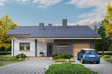  Projekt domu Eco 32 (WOZ1036) - projekt domu parterowego - Zdjęcie 6