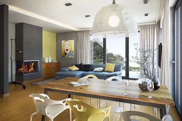  Projekt domu Fikus 2 (WRN1445) - projekt domu parterowego z poddaszem - Zdjęcie 3