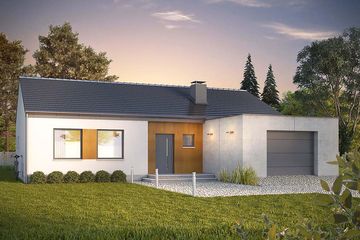  Projekt domu Inter (WRN1446) - projekt domu parterowego - Zdjęcie 2