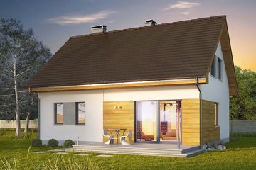  Projekt domu Toffi 2 (WRN1450) - projekt domu parterowego z poddaszem - Zdjęcie 3