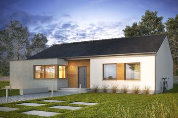  Projekt domu Trendsetter (WRN1451) - projekt domu parterowego - Zdjęcie 2