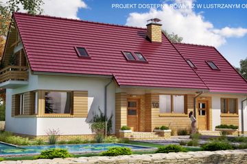  Projekt domu BS-07 wariant 3 dwulokalowy (JGC1227) - projekt domu parterowego z poddaszem - Zdjęcie 4