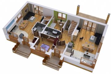  Projekt domu BS-07 wariant 3 dwulokalowy (JGC1227) - projekt domu parterowego z poddaszem - Zdjęcie 5