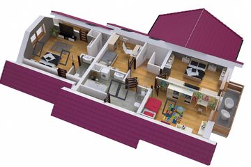  Projekt domu BS-07 wariant 3 dwulokalowy (JGC1227) - projekt domu parterowego z poddaszem - Zdjęcie 6