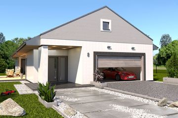  Projekt domu Słonecznik 2 (WRD2833) - projekt domu parterowego - Zdjęcie 1