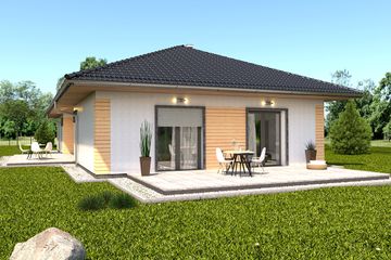  Projekt domu Słonecznik 1 (WRD2832) - projekt domu parterowego - Zdjęcie 3