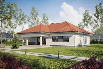  Projekt domu TK67 (WAK1101) - projekt domu parterowego - Zdjęcie 3