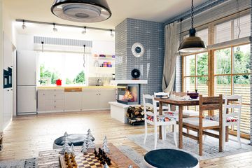  Projekt domu Strzyżyk z garażem 2-st. [A1] (WRF2035) - projekt domu parterowego z poddaszem - Zdjęcie 4