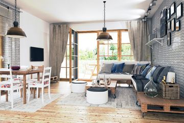  Projekt domu Strzyżyk z garażem 1-st. bliźniak [A-BL] (WRF2036) - projekt domu parterowego z poddaszem - Zdjęcie 3