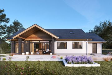  Projekt domu Rockville III DCB121b (WOB1720) - projekt domu parterowego - Zdjęcie 4