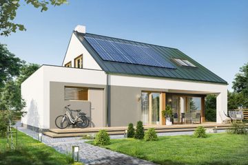  Projekt domu Ekoplanet 2bg (WRD2843) - projekt domu parterowego z poddaszem - Zdjęcie 2