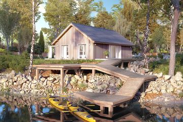  Projekt domu Wakacyjny 2 (BSA2255) - projekt domu parterowego - Zdjęcie 2