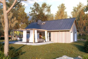  Projekt domu Wakacyjny 2 (BSA2255) - projekt domu parterowego - Zdjęcie 5