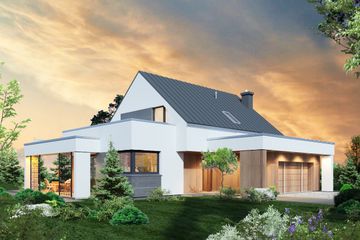  Projekt domu Domidea 99 (WAC1101) - projekt domu parterowego z poddaszem - Zdjęcie 3