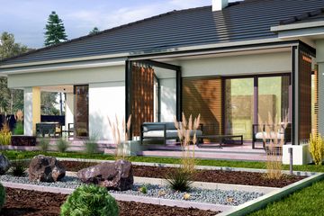  Projekt domu Galena III z garażem 2-st. [A] (WRF2053) - projekt domu parterowego - Zdjęcie 3