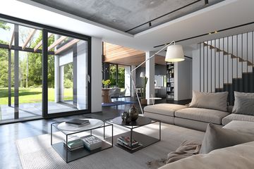  Projekt domu Otwarty 2 (WAW1133) - projekt domu z pełnym piętrem - Zdjęcie 7