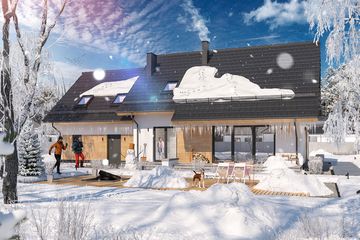  Projekt domu Ajaks max G2 (WOE1151) - projekt domu parterowego z poddaszem - Zdjęcie 3
