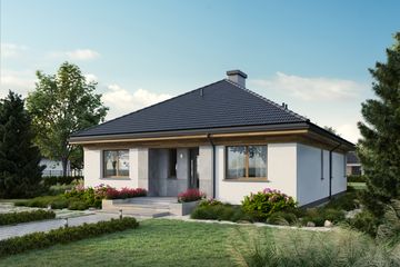  Projekt domu Eco 34 (WOZ1038) - projekt domu parterowego - Zdjęcie 6