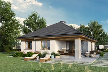  Projekt domu Eco 34 (WOZ1038) - projekt domu parterowego - Zdjęcie 4