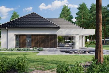  Projekt domu HomeKoncept 26 wariant 04 (KRX1112) - projekt domu parterowego - Zdjęcie 5