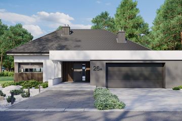  Projekt domu HomeKoncept 26 wariant 04 (KRX1112) - projekt domu parterowego - Zdjęcie 10