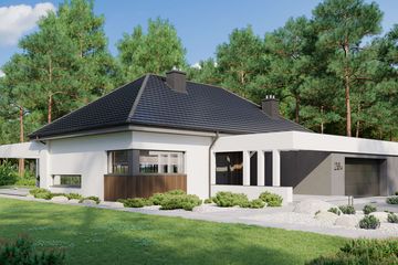  Projekt domu HomeKoncept 26 wariant 04 (KRX1112) - projekt domu parterowego - Zdjęcie 11