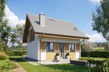  Projekt domu Sześcienny S1-2 (ZGD1000) - projekt domu parterowego - Zdjęcie 5